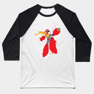 Proto Man Splatter Shirt Baseball T-Shirt